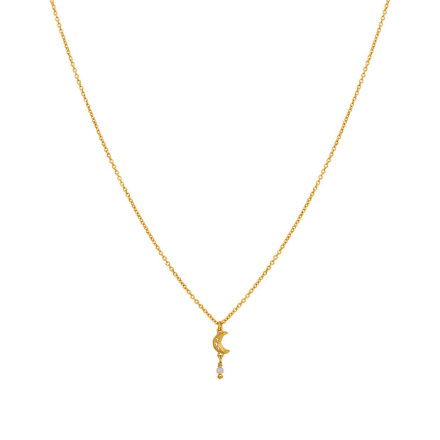 Månen symboliserer fornyelse, forandring og vores konstante spirituelle udvikling. Siva halskædens fine månevedhæng, bliver poetisk og personlig påmindelse om, at følge sin intuition og gå sine egne veje.