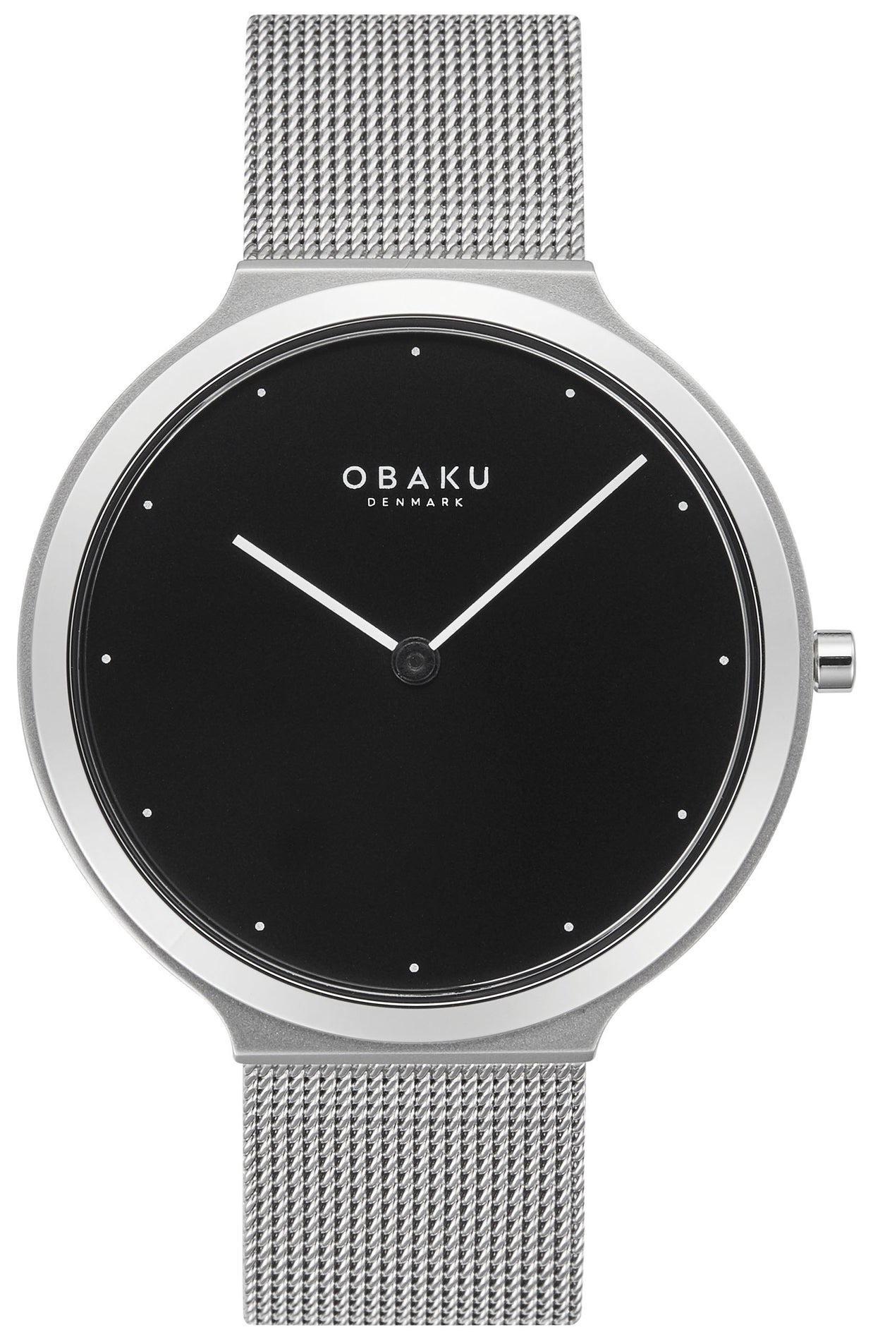 Herrenuhr – Satin-Onyx