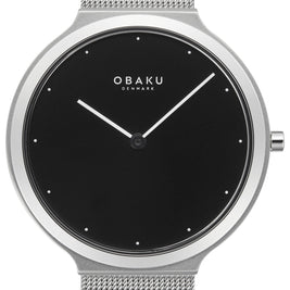 Herrenuhr – Satin-Onyx