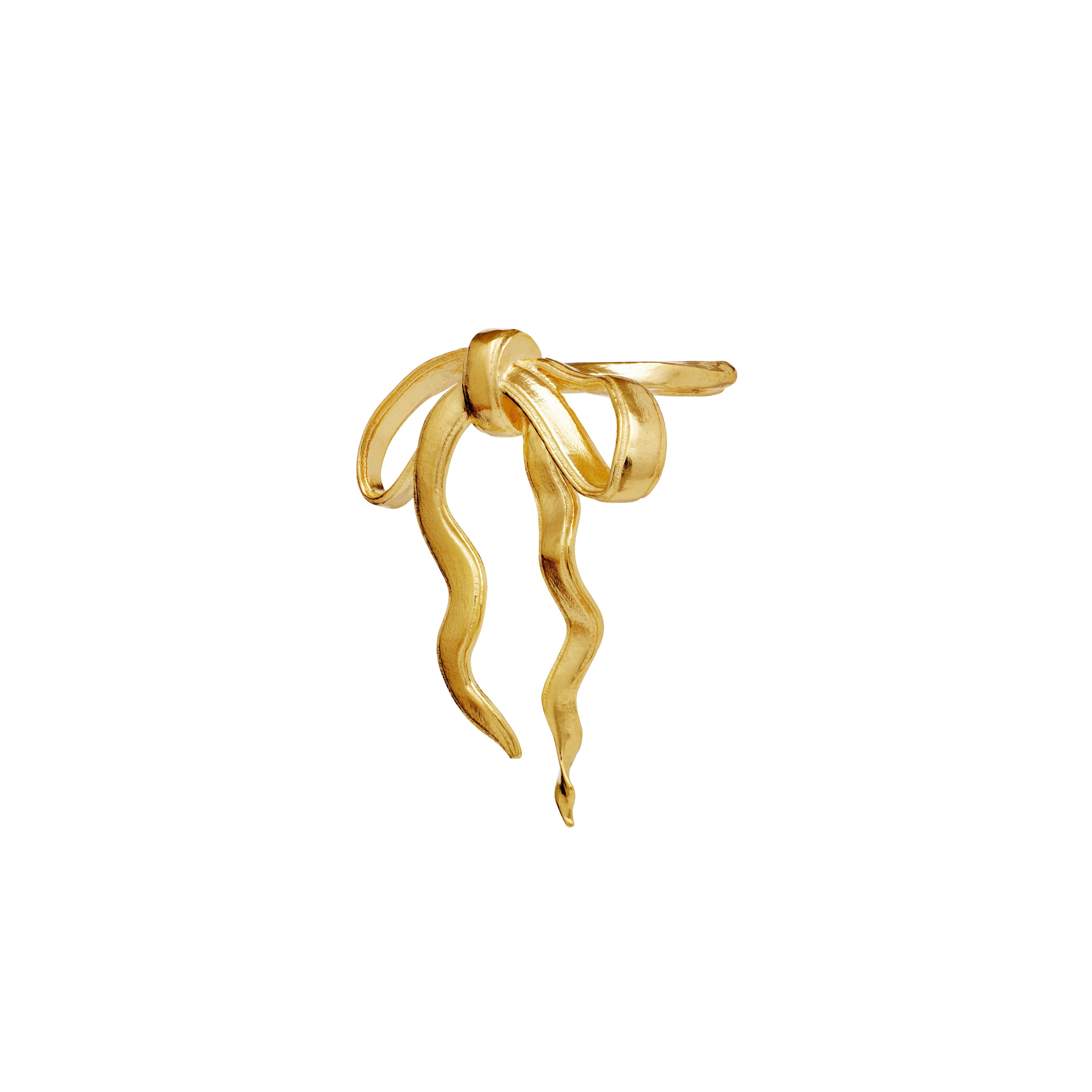 Vienna ear cuff fra Maanesten. Forgyldt sølv