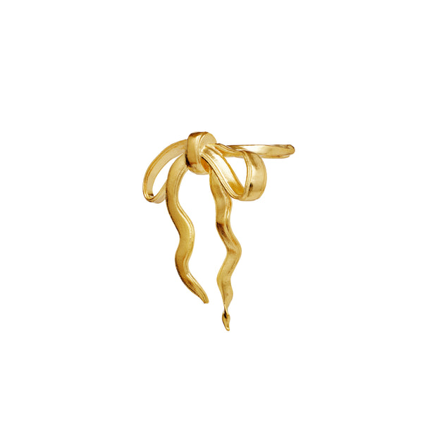 Vienna ear cuff fra Maanesten. Forgyldt sølv
