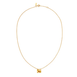 Halskæde With love fra Maanesten. forgyldt amulet.