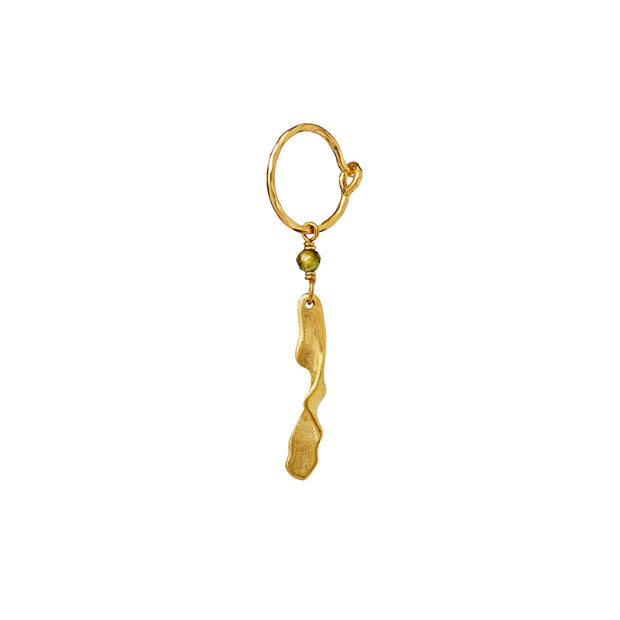 Yara ørering fra Maanesten. Forgyldt sølv.