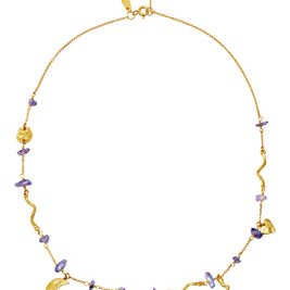 Yolanda halskæde fra Maanesten. Forgyldt sølv. 