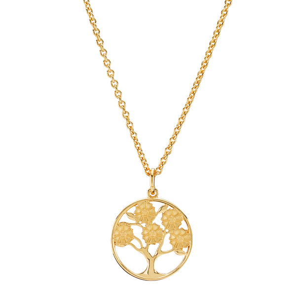 Halskæde - Marguerit livets træ