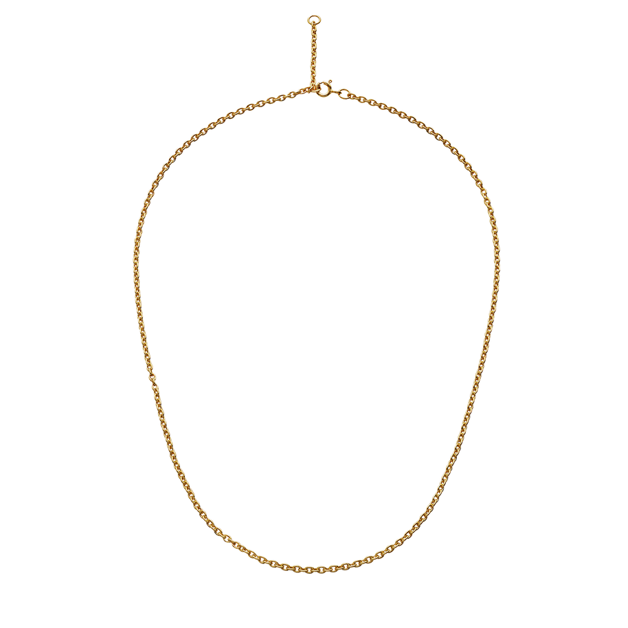 Charlie halskæde fra Maanesten. Forgyldt sølv. Justerbar.