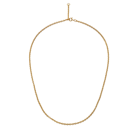 Charlie halskæde fra Maanesten. Forgyldt sølv. Justerbar.