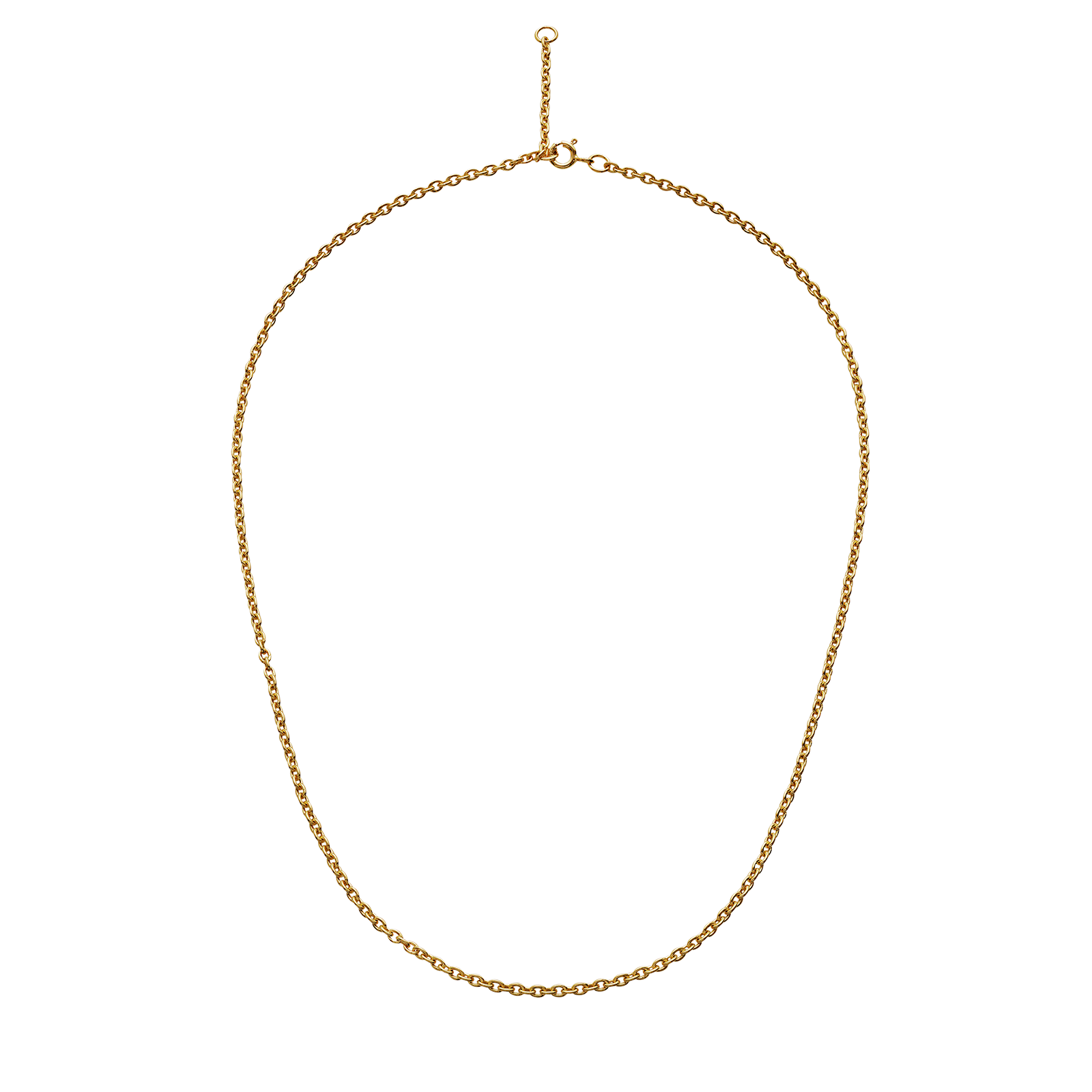 Charlie halskæde fra Maanesten. Forgyldt sølv. Justerbar.