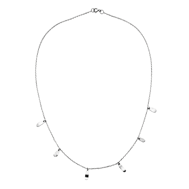 Columbine halskæde fra Maanesten. Sterling sølv.
