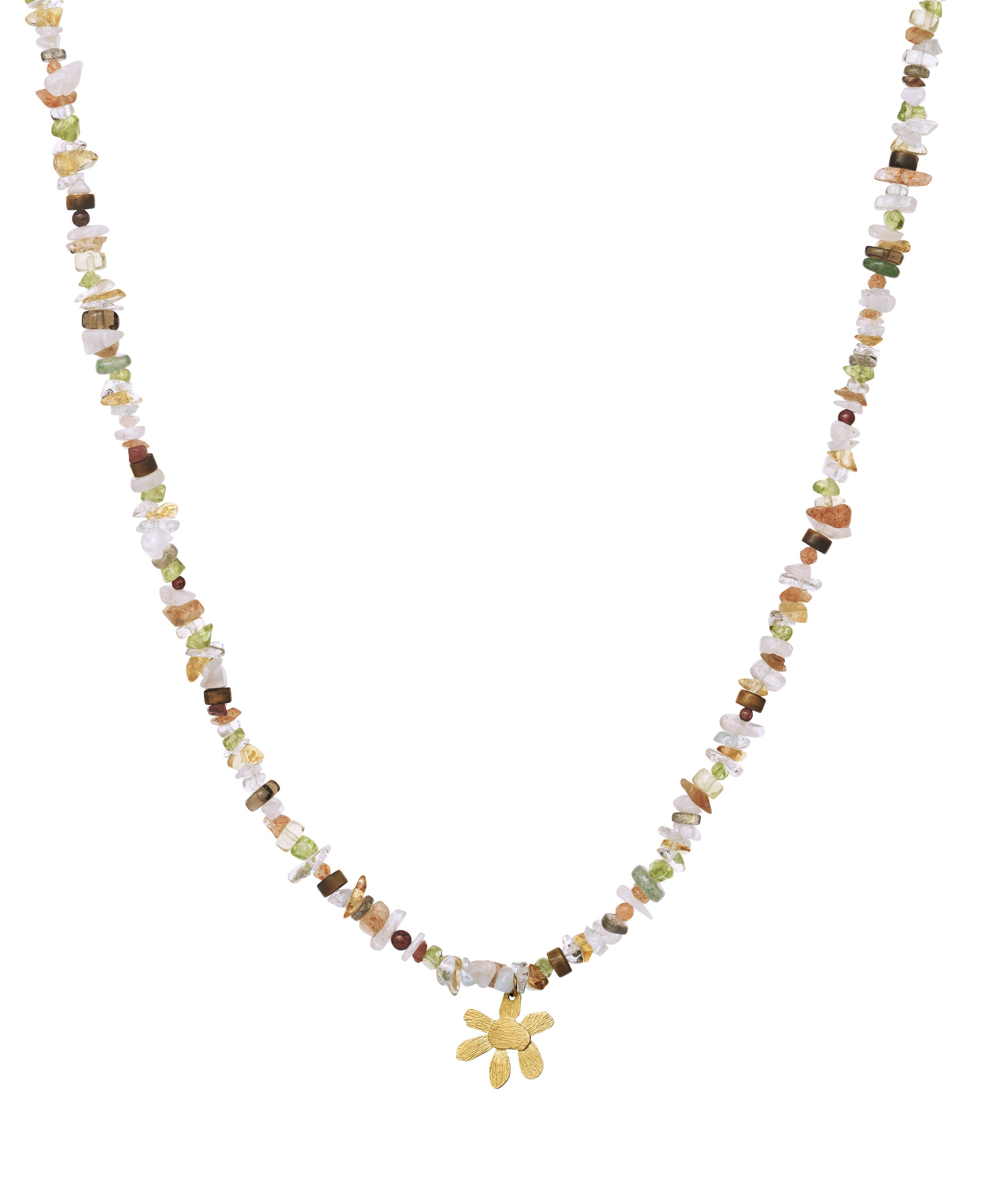 Katinka halskæde fra Maanesten. Forgyldt sølv.