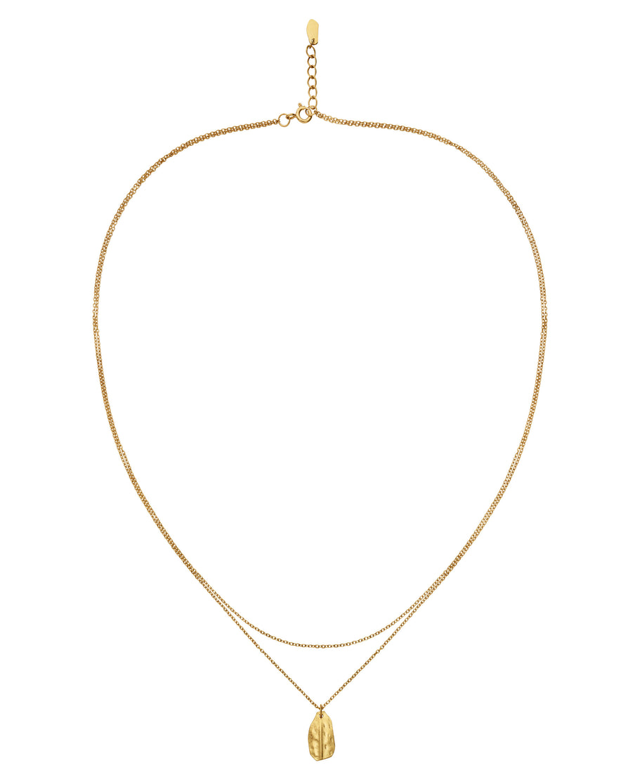 Marion halskæde fra Maanesten. Forgyldt.