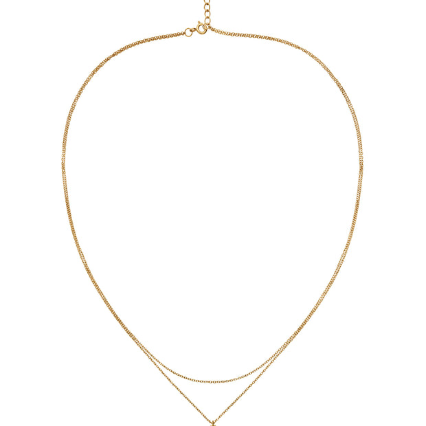 Marion halskæde fra Maanesten. Forgyldt.