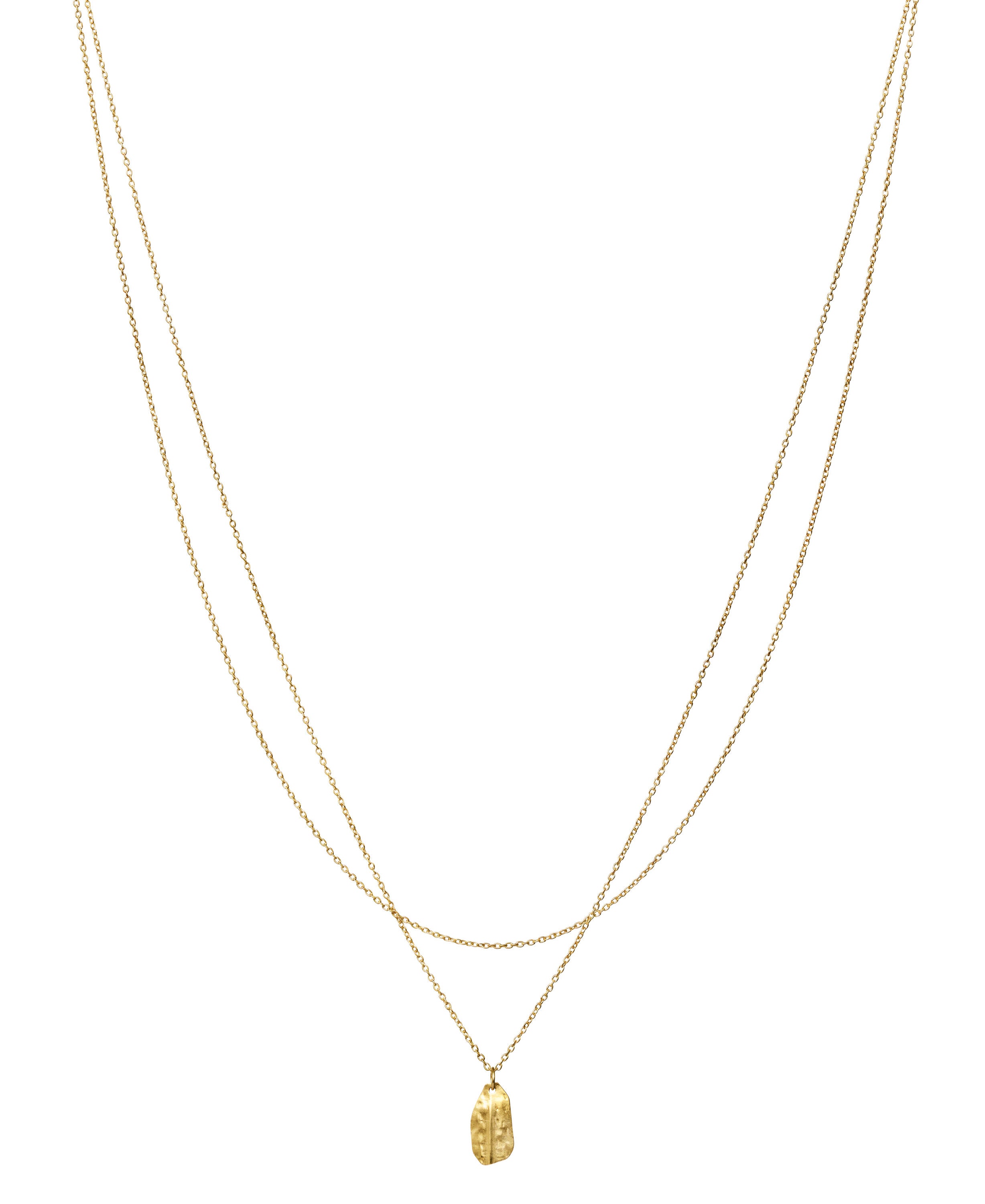 Marion halskæde fra Maanesten. Forgyldt sølv.