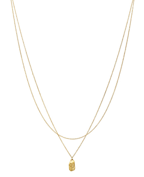 Marion halskæde fra Maanesten. Forgyldt sølv.