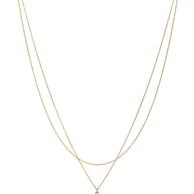 Marion halskæde fra Maanesten. Forgyldt sølv.