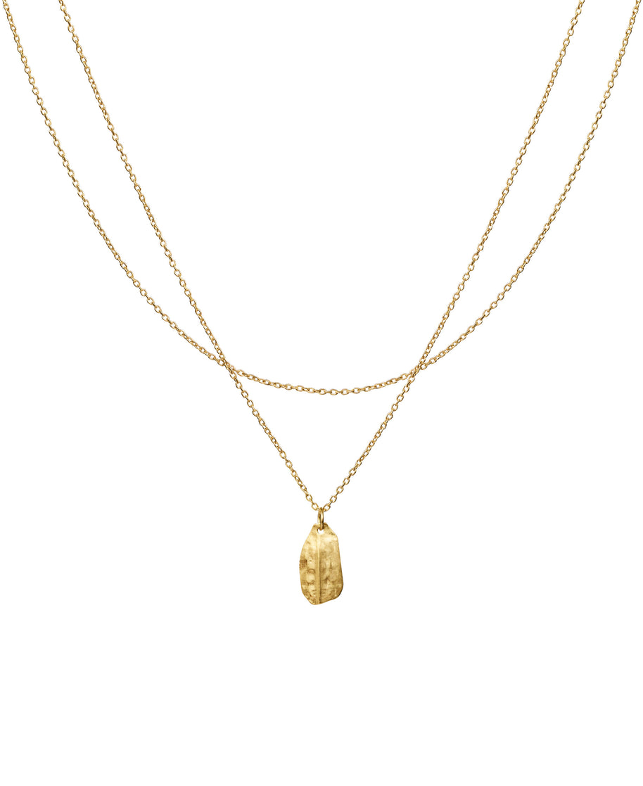 Marion halskæde fra Maanesten. Forgyldt