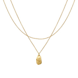 Marion halskæde fra Maanesten. Forgyldt