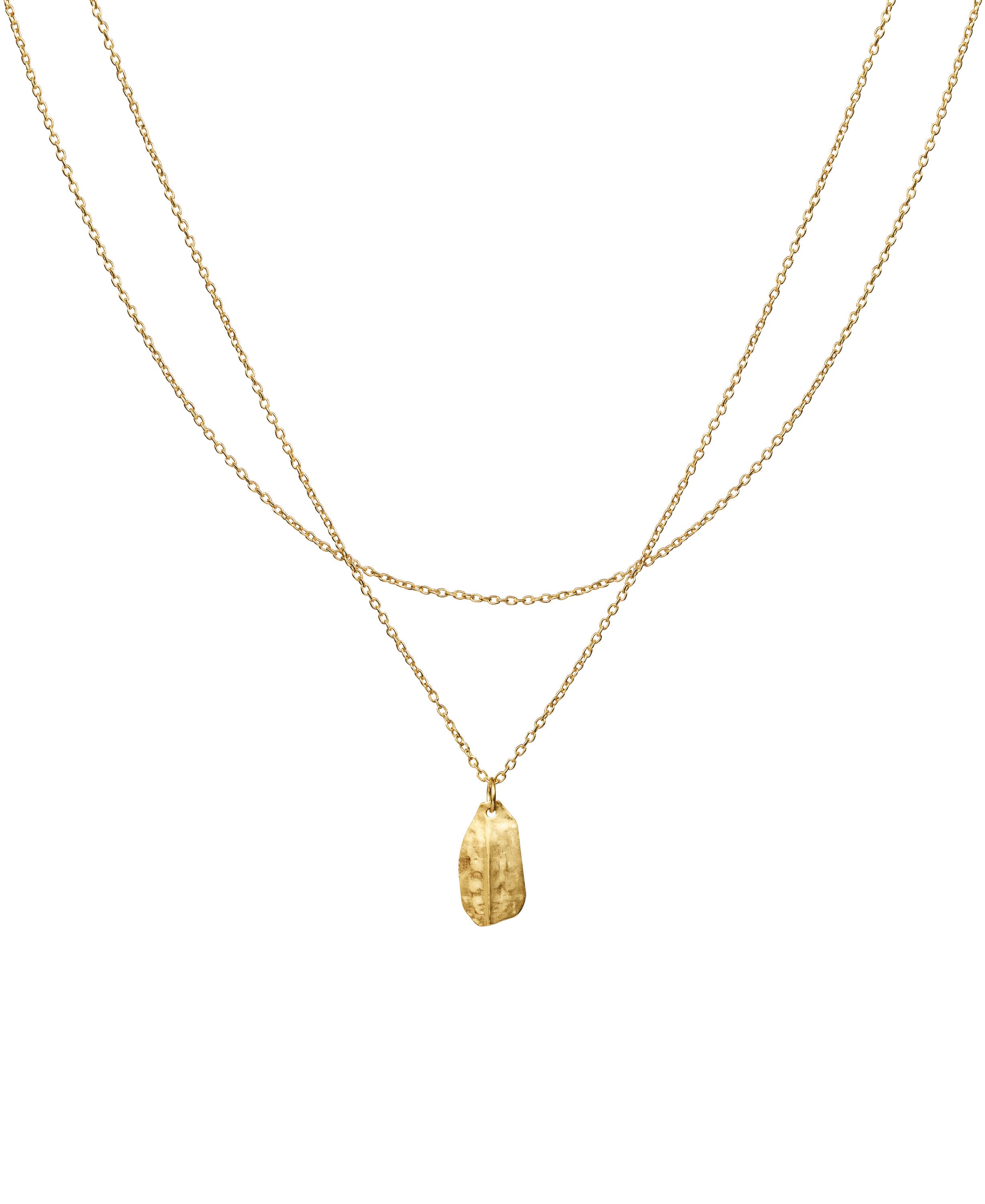 Marion halskæde fra Maanesten. Forgyldt