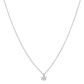Mimi halskæde fra Maanesten. Sterling sølv med lille blomst.