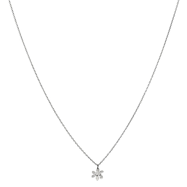Mimi halskæde fra Maanesten. Sterling sølv med lille blomst.