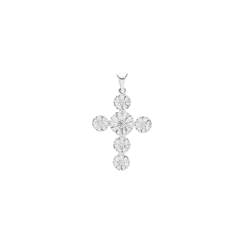 Anhänger - Gänseblümchenkreuz