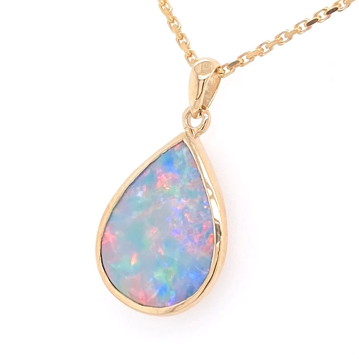 Anhänger - Doublet-Opal Gp 107