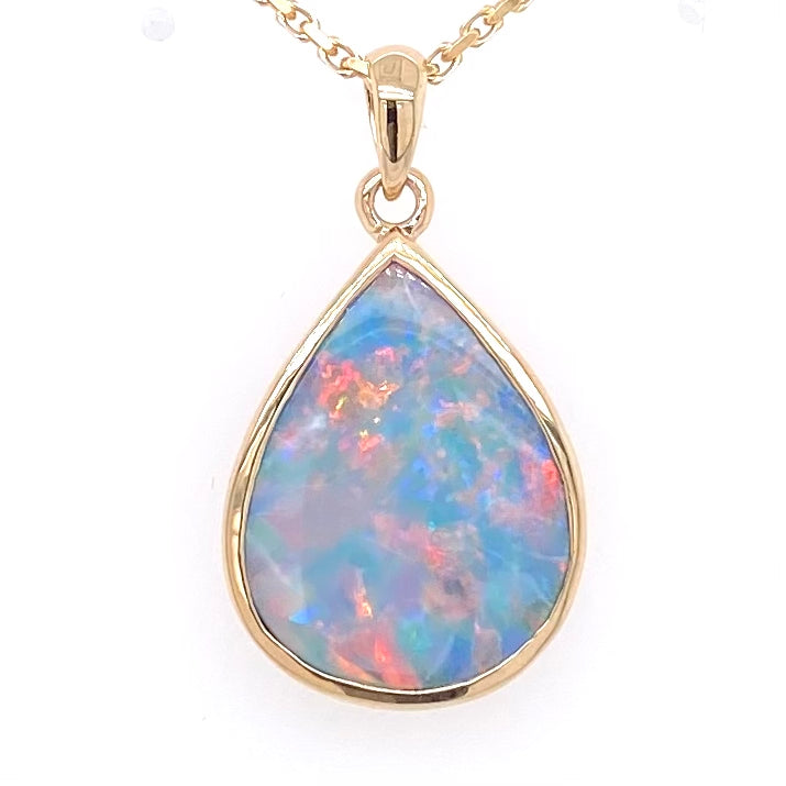 Anhänger - Doublet-Opal Gp 107