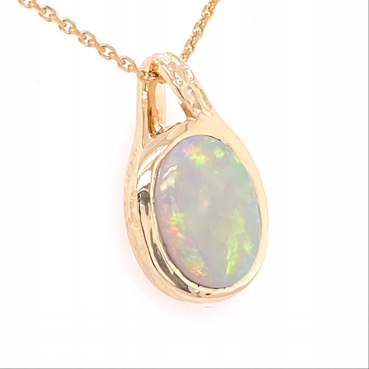 Vedhæng - Solid opal Gp 047