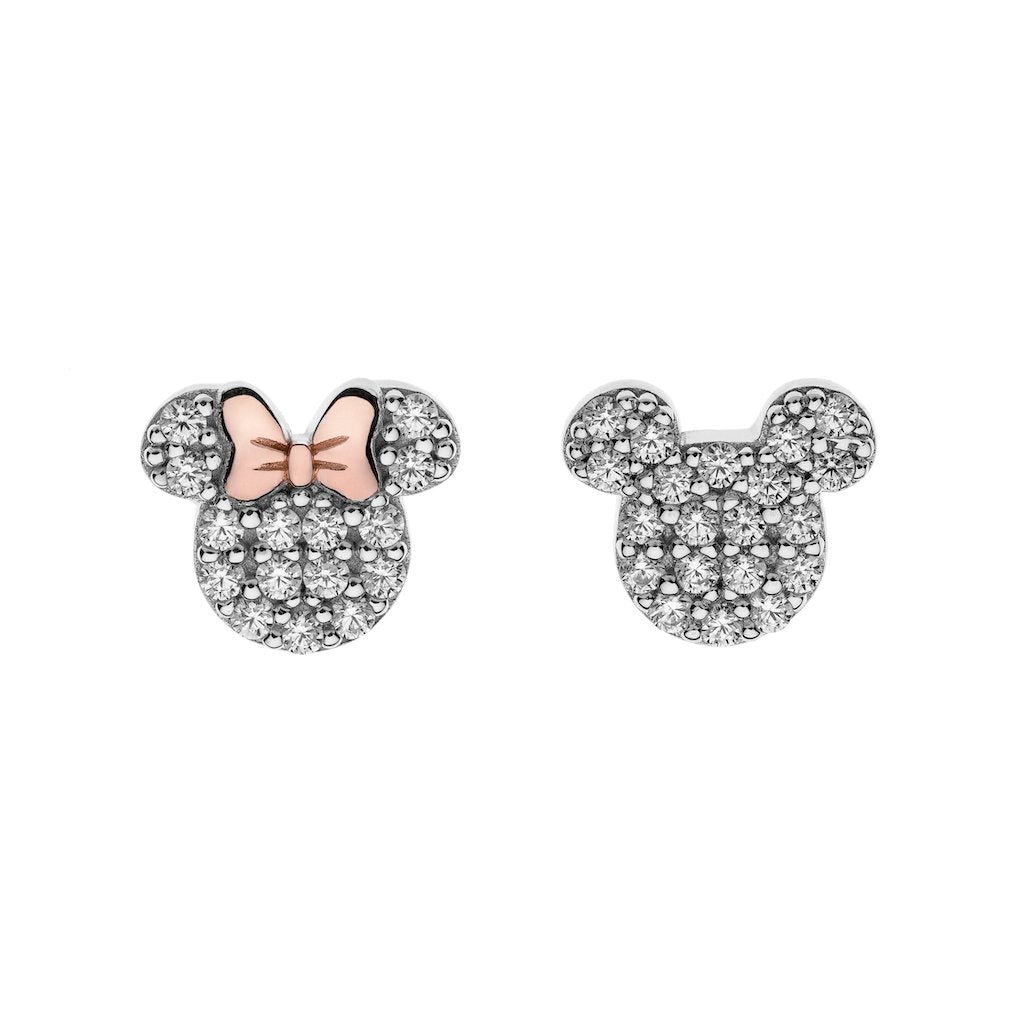 Ohrstecker - Mickey Mouse und Minnie Mouse