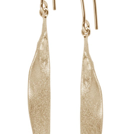 Earrings - Grass small narrow