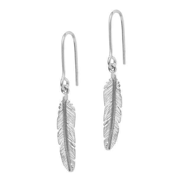 Earrings - Feather small