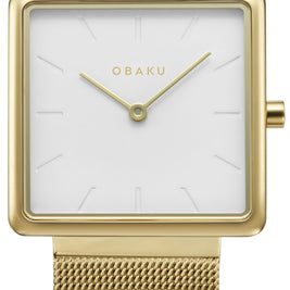 Damenuhr - Kvadrat Gold