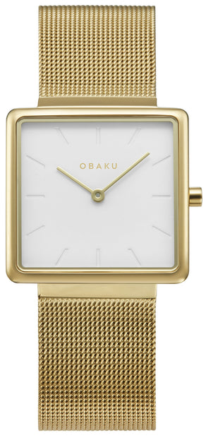 Women's watch - Kvadrat Gold