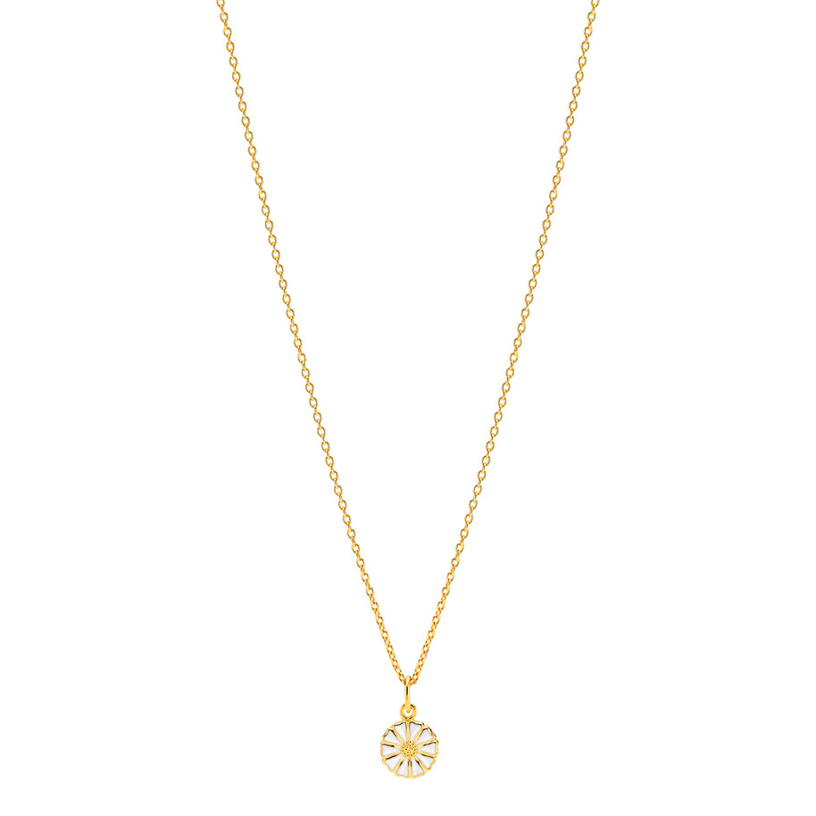 Halskæde - Marguerit 9 mm