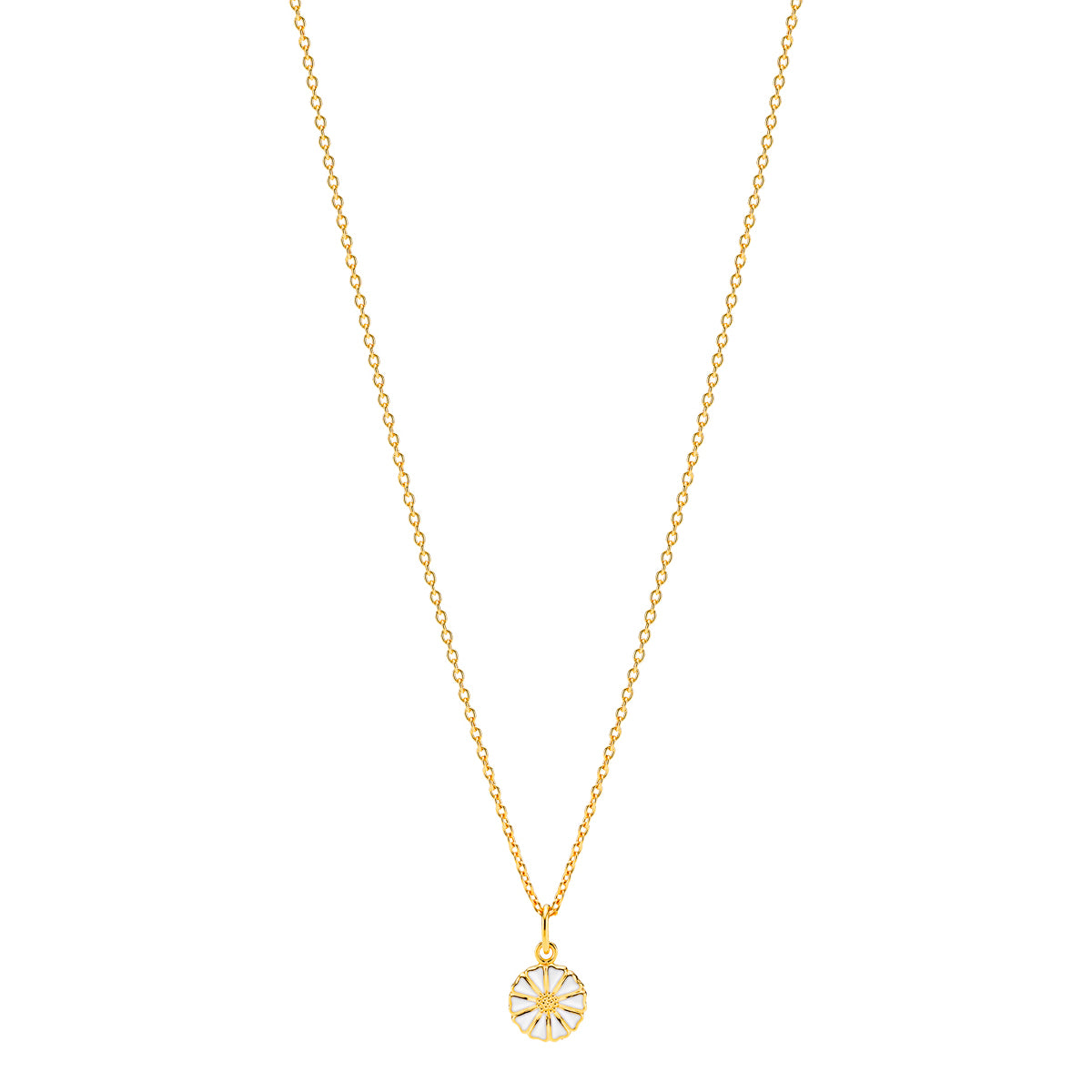 Halskæde - Marguerit 9 mm