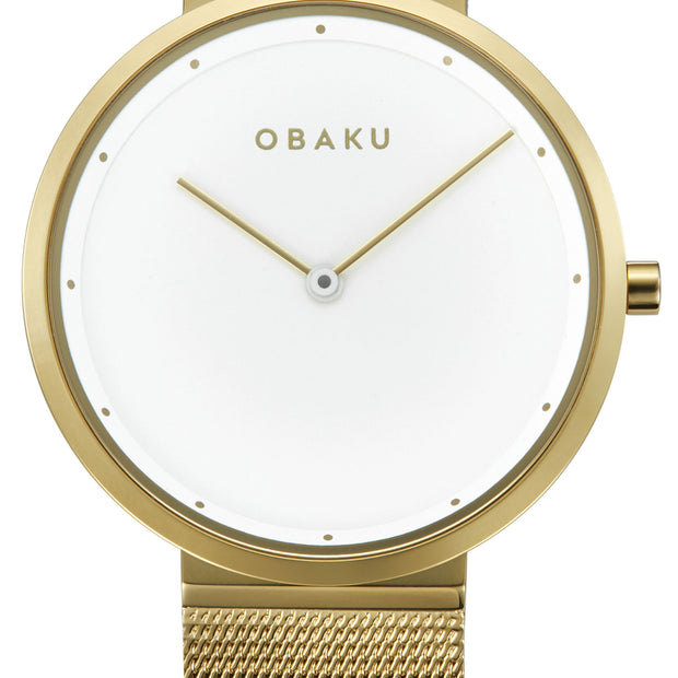 Damenuhr - Paper Little Gold