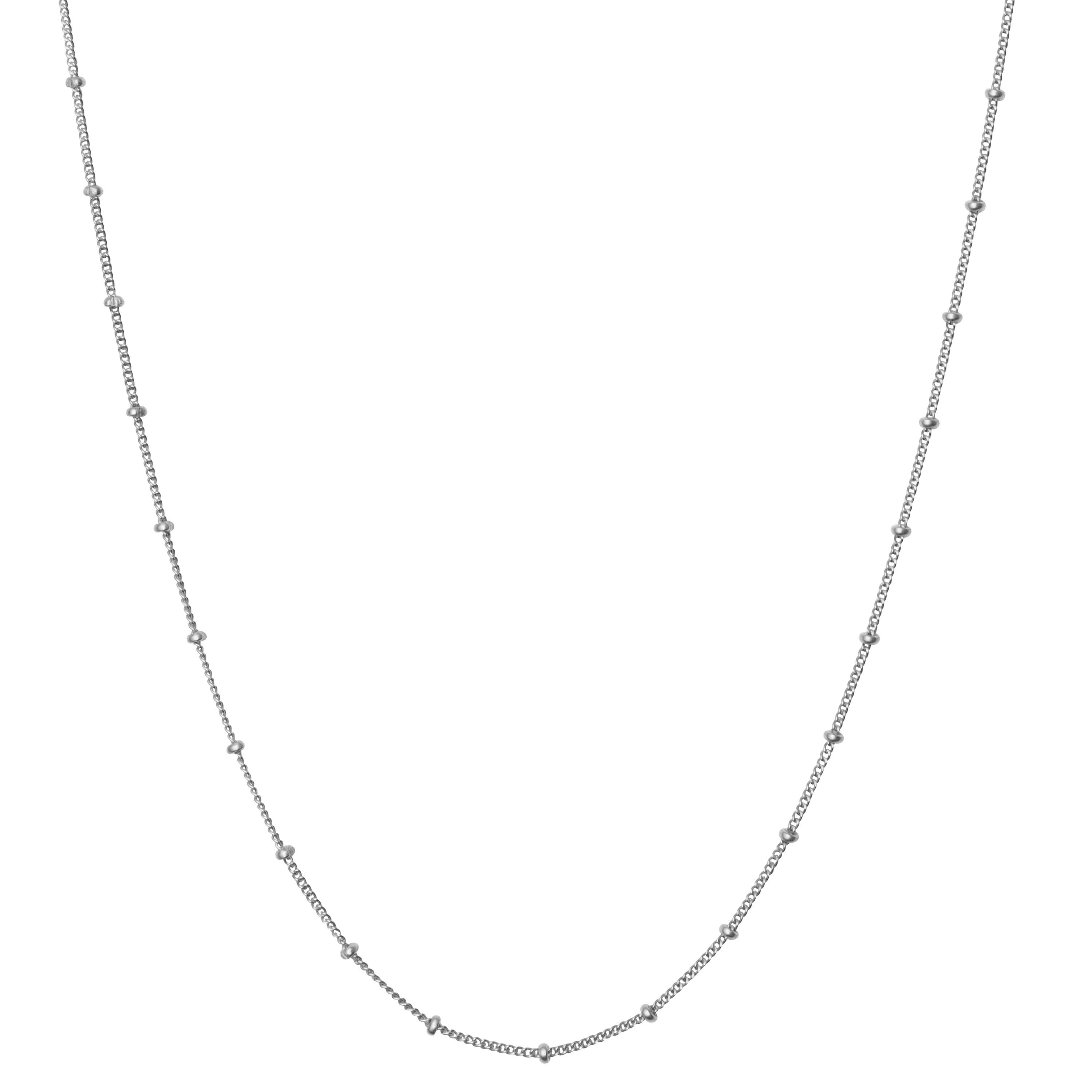 Nala halskæde fra Maanesten. Sterling sølv. 55 cm.