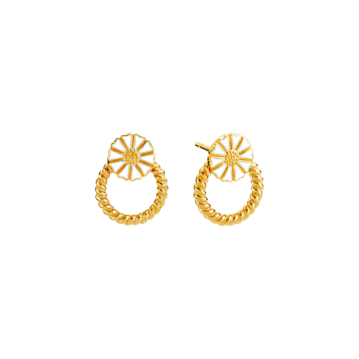 Ohrringe - Gänseblümchen 7,5 mm