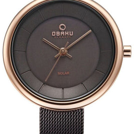 Damenuhr - Helles Walnussholz