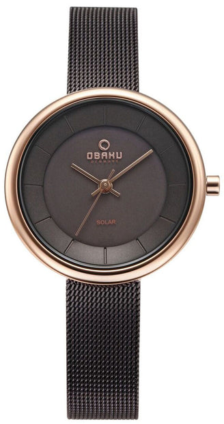 Damenuhr - Helles Walnussholz