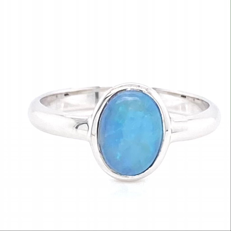 Ring - Solid opal Sr 060