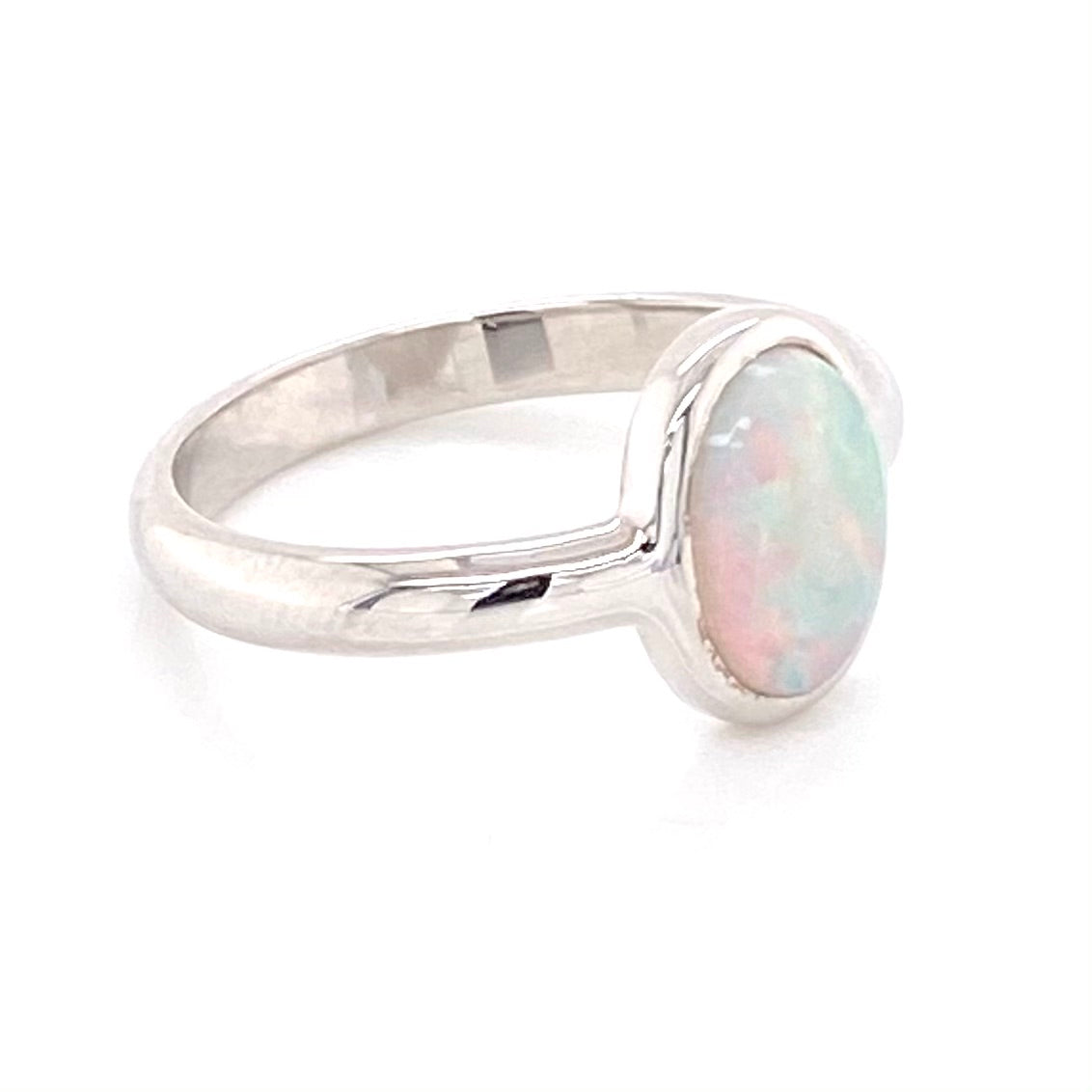 Ring - Solid opal Sr 045