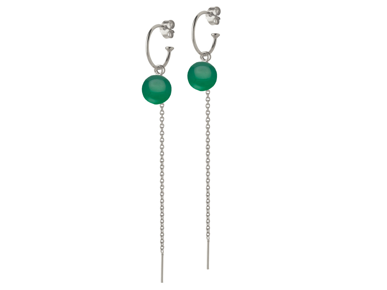 Creol - green agate chain