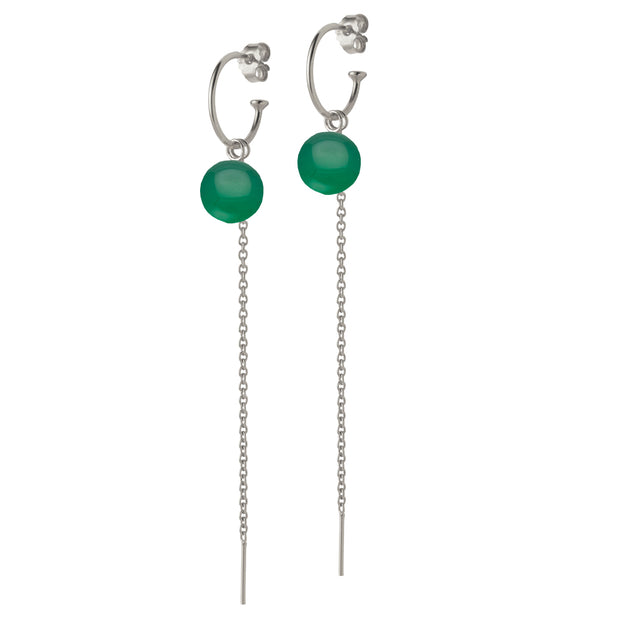 Creol - green agate chain