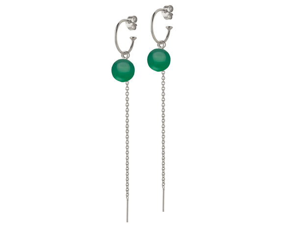Creol - green agate chain