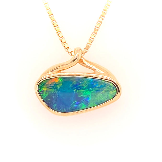 Pendant - Doublet opal Gp 090