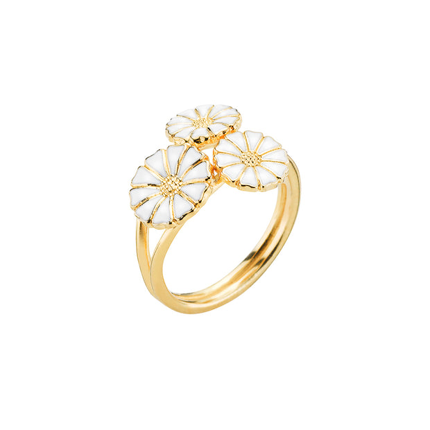 Ring - Marguerit 1 x 9 mm 2 x 7 mm