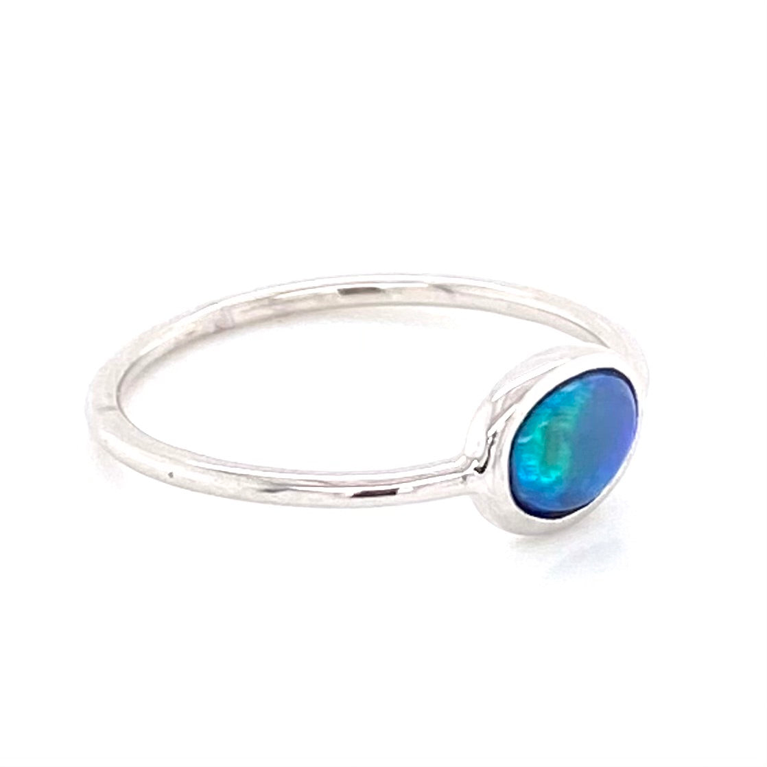 Ring - Solid opal Sr 008