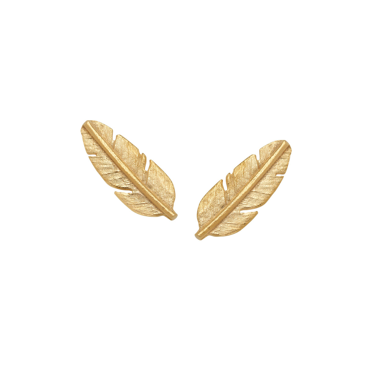 Ear studs - Feather mini