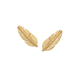 Ear studs - Feather mini
